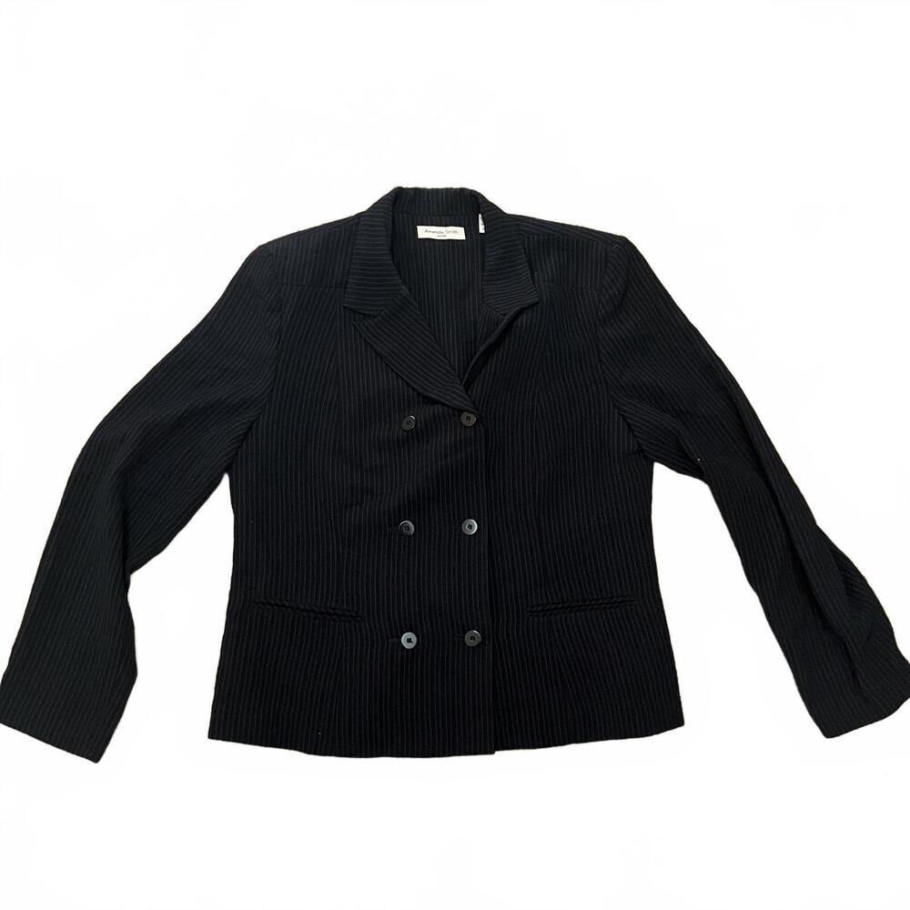 Amanda Smith, 14, Black, Pinstripe Blazer